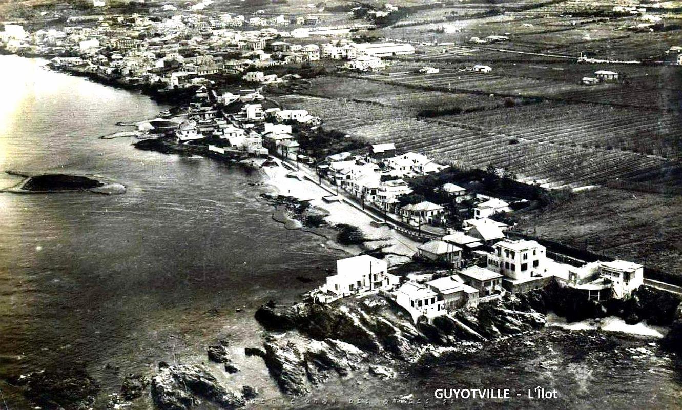 Guyotville - Ilot - Vue aerienne - 1961.jpg